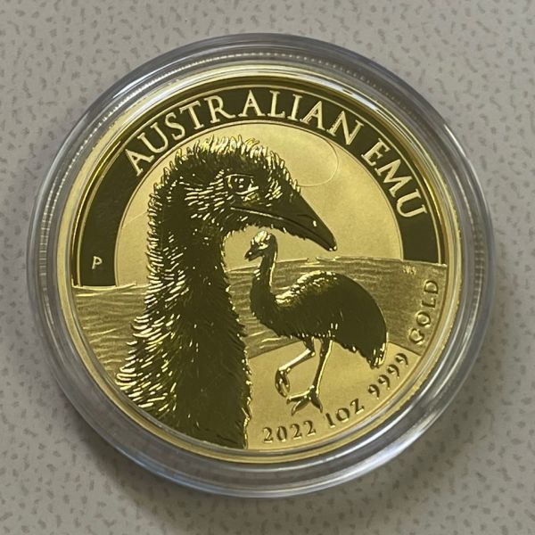 1 oz / 31,1g Australien EMU 2022 Auflage 5000 NEUWARE