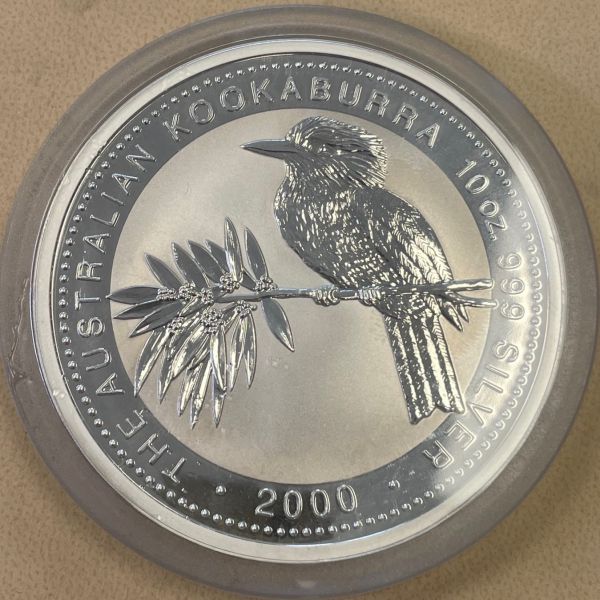 10 oz Silbermünze Australien Kookaburra Jahrgang 2000 nur 1 verfügbar