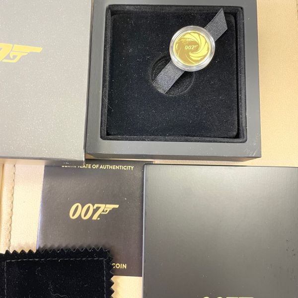 Tuvalu James Bond 007 Goldmünze inkl. Box & Zertifikat 1/4 oz Proof  2020
