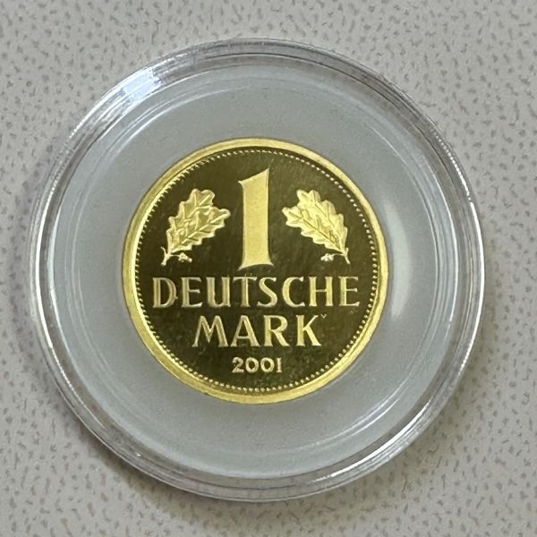 Goldmark 1 DM 2001 999 Feingold 12g 