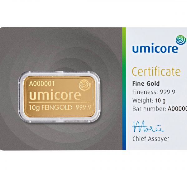 10 g - Goldbarren CREDIT SUISSE BESTSELLER