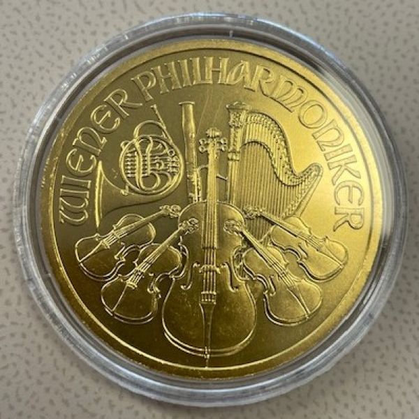 1/10 oz / 3,11 g Wiener Philharmoniker Österreich 