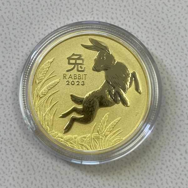 1 oz / 31,1 g Australien Lunar Serie III HASE 2023 