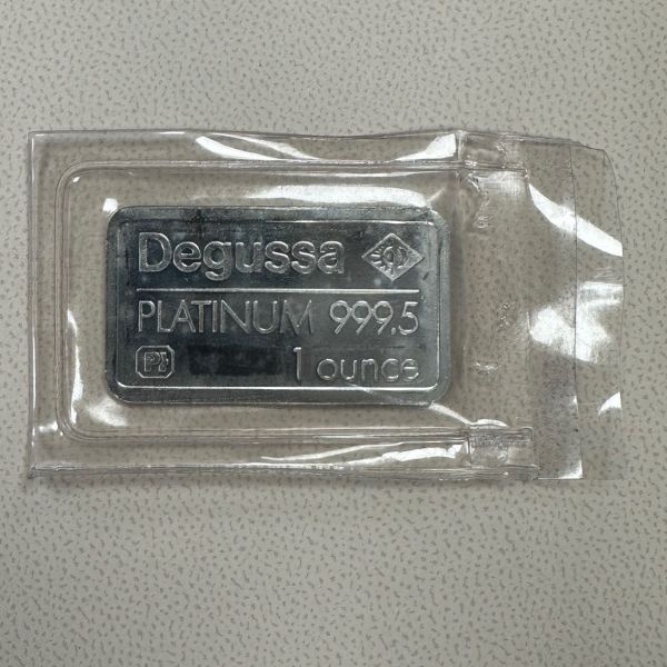 Platinbarren HERAEUS DEGUSSA 31,1 g / 1 oz  Feinplatin