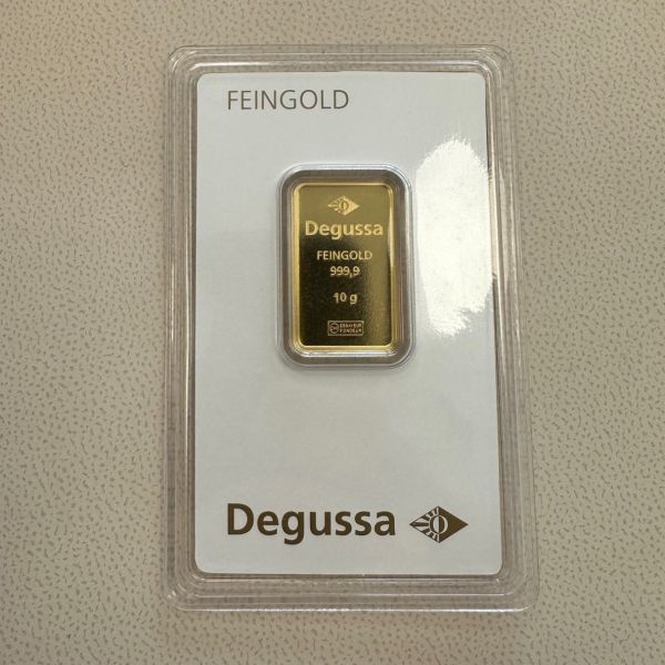 20 g - - - Goldbarren DEGUSSA geprägt im Blister