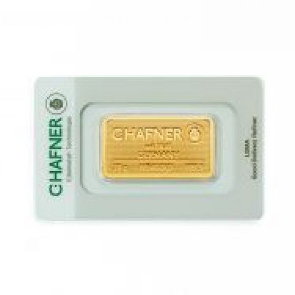 25 g - Goldbarren C.HAFNER NEUWARE 