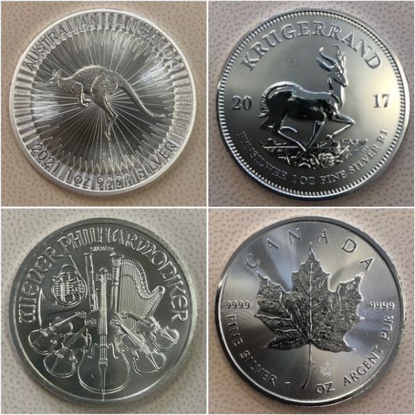 ANKAUFSPREIS 1 oz Maple Leaf, Kangaroo, Krügerrand, Philharmoniker 20 - 100 Stück